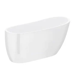 Toreno 1520 Small Modern Slipper Free Standing Bath -Croydex shop turinsmallmodernslipperfreestandingbathd2