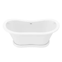 Trafalgar 1685 X 745 Double Ended Slipper Roll Top Bath 12 Trafalgar 1685 X 745 Double Ended Slipper Roll Top Bath -Croydex shop twht1685 n d3