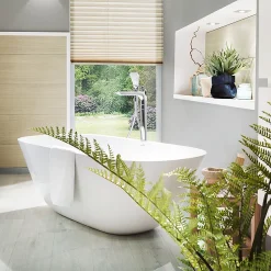 Villeroy & Boch Villeroy And Boch Theano Double Ended Freestanding Bath -Croydex shop ubq155anh7f200v01 d1