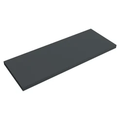 Venice Floating Basin Shelf (Gloss Grey - 1200mm Wide) Incl. 2 Round Basins -Croydex shop v12ggslf2rb d1