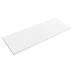Venice Floating Basin Shelf (Gloss White - 1200mm Wide) Incl. 2 Round Basins 10 Venice Floating Basin Shelf (Gloss White - 1200mm Wide) Incl. 2 Round Basins -Croydex shop v12gwslf2rb d1