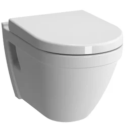 VitrA S50 Rimless Wall Hung Toilet With Seat -Croydex shop v50rlwhai1