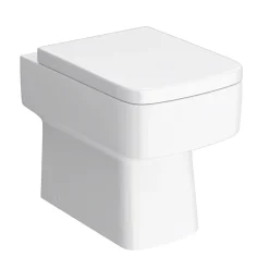 Venice Abstract White Complete Toilet Unit W. Pan, Cistern + Polished Chrome Flush -Croydex shop va6wcwhtbb d5 1
