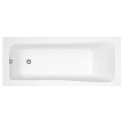 Venice Abstract Matt Black Grid Screen W. Single Ended Bath + Satin White Panel 8 Venice Abstract Matt Black Grid Screen W. Single Ended Bath + Satin White Panel -Croydex shop vabwhsbb d1