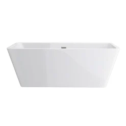 Valencia 1615 Square Modern Freestanding Bath -Croydex shop valencia1615squaremodernfreestandingbathd1