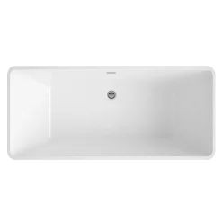 Valencia 1615 Square Modern Freestanding Bath -Croydex shop valencia1615squaremodernfreestandingbathd2