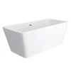 Valencia 1615 Square Modern Freestanding Bath -Croydex shop valencia1615squaremodernfreestandingbathnewdetail