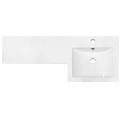 Valencia 900mm Combination Bathroom Suite Unit + Square Toilet -Croydex shop valencia900combinationbasinwcunitwithsquaretoiletd4 2