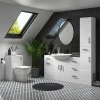 Venice 500x300mm White Gloss BTW Toilet Unit Incl. Cistern + Modern Pan -Croydex shop vb141pk d3