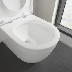 Villeroy & Boch Villeroy And Boch Architectura Rimless Close Coupled Toilet (Side/Rear Entry Water Inlet) + Seat -Croydex shop vbaabiss d1 1