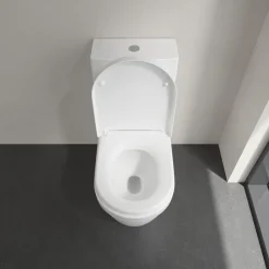 Villeroy & Boch Villeroy And Boch Architectura Rimless Close Coupled Toilet (Side/Rear Entry Water Inlet) + Seat -Croydex shop vbaabiss d4 1