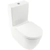 Villeroy & Boch Villeroy And Boch Architectura Rimless Close Coupled Toilet (Side/Rear Entry Water Inlet) + Seat -Croydex shop vbaabiss d6 1