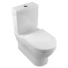 Villeroy & Boch Villeroy And Boch Architectura Round Close Coupled Toilet + Soft Close Seat -Croydex shop vbaarsc d1