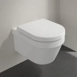 Villeroy & Boch Villeroy And Boch Architectura Round Rimless Wall Hung Toilet + Seat