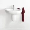 Villeroy & Boch Villeroy And Boch O.novo 1TH Basin + Semi Pedestal -Croydex shop vbnv45bassp d2