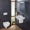 Villeroy & Boch Villeroy And Boch O.novo Square 1TH Washbasin + Semi Pedestal -Croydex shop vbnvs55bassp d3