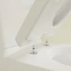 Villeroy & Boch Villeroy And Boch O.novo Rimless BTW Close Coupled Toilet (Side/Rear Entry Water Inlet) + Soft Close Seat -Croydex shop vbonbiccwc d2 2