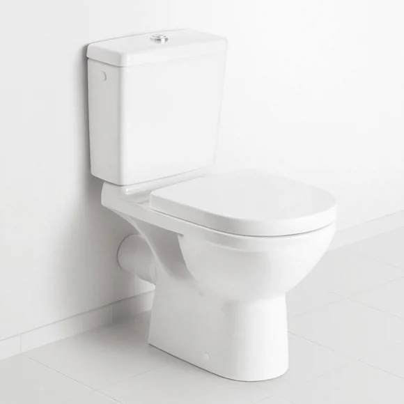 Villeroy & Boch Villeroy And Boch O.novo Close Coupled Toilet (Side/Rear Entry Water Inlet) + Soft Close Seat 4 Villeroy & Boch Villeroy And Boch O.novo Close Coupled Toilet (Side/Rear Entry Water Inlet) + Soft Close Seat - Image 2