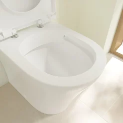 Villeroy & Boch Villeroy And Boch O.novo Compact Back To Wall Toilet + Soft Close Seat -Croydex shop vboncbtwwc d1
