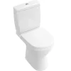 Villeroy & Boch Villeroy And Boch O.novo Compact Rimless Close Coupled Toilet (Bottom Entry Water Inlet) + Soft Close Seat -Croydex shop vboncsisc d2