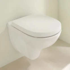 Villeroy & Boch Villeroy And Boch O.novo Compact Wall Hung Toilet + Soft Close Seat