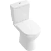 Villeroy & Boch Villeroy And Boch O.novo Rimless Close Coupled Toilet (Bottom Entry Water Inlet) + Soft Close Seat -Croydex shop vbonsisc d4 1