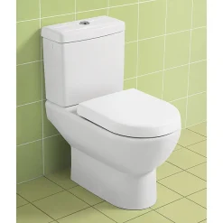 Villeroy & Boch Villeroy And Boch Subway Open Back Close Coupled Toilet + Soft Close Seat -Croydex shop vbsbccob d1