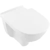 Villeroy & Boch Villeroy And Boch ViCare Rimless Wall Hung Toilet + Soft Close Seat -Croydex shop vbvirwhwc1 d2