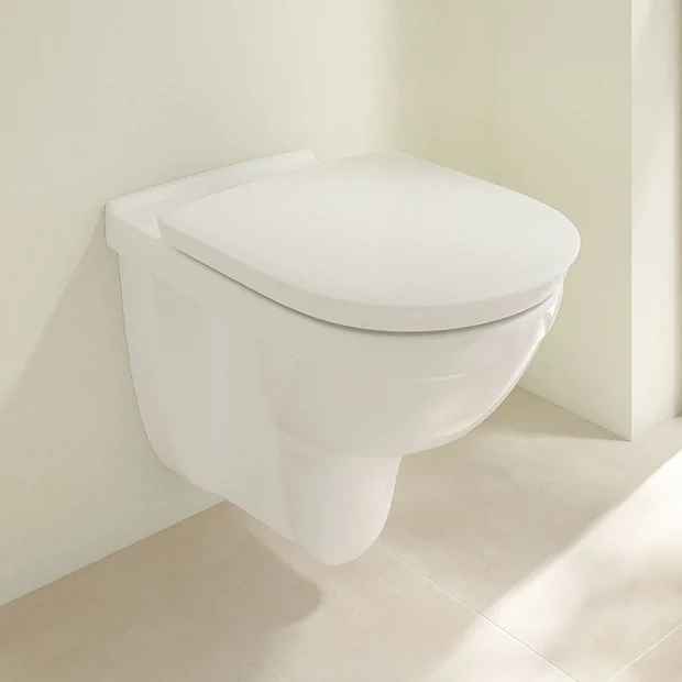 Villeroy & Boch Villeroy And Boch ViCare Rimless Wall Hung Toilet + Soft Close Seat 4 Villeroy & Boch Villeroy And Boch ViCare Rimless Wall Hung Toilet + Soft Close Seat - Image 2