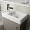Venice Small Gloss Grey Cloakroom Suite