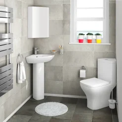 Venice Modern Corner Toilet + Soft Close Seat 11 Venice Modern Corner Toilet + Soft Close Seat -Croydex shop vcrnwc d2n