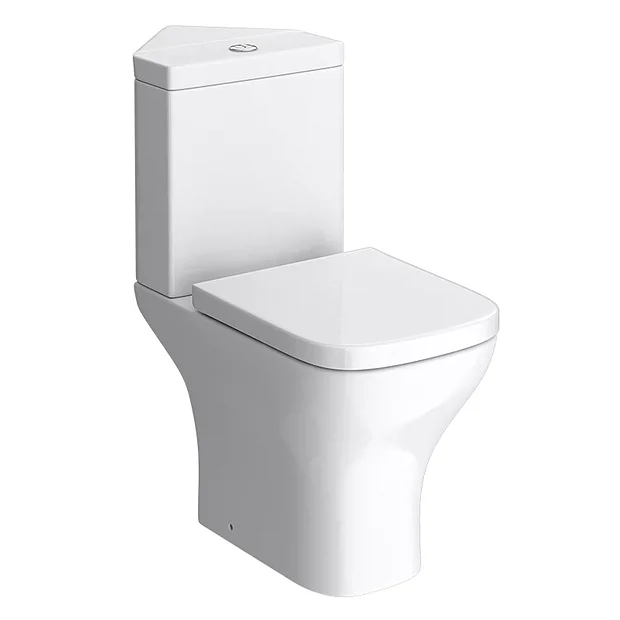 Venice Modern Corner Toilet + Soft Close Seat 3 Venice Modern Corner Toilet + Soft Close Seat