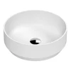 Venice Matt White Round Counter Top Basin - 350mm Diameter -Croydex shop vct03whi l