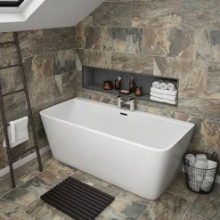 Venice BTW Free Standing Bath Suite -Croydex shop venbtwbs d2