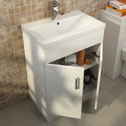Venice BTW Free Standing Bath Suite -Croydex shop venbtwbs d3
