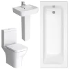 Venice Small 5-Piece Bathroom Suite -Croydex shop venicesmall5piecebathroomsuite d1