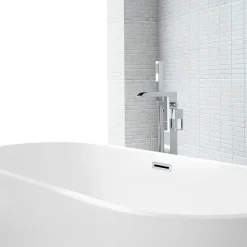Victorian Plumbing Verona Freestanding Modern Bath -Croydex shop veronabath d1