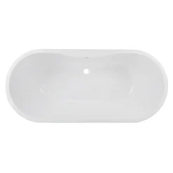 Victorian Plumbing Verona Grey Freestanding Modern Bath -Croydex shop veronagreyfreestandingmodernbath d1