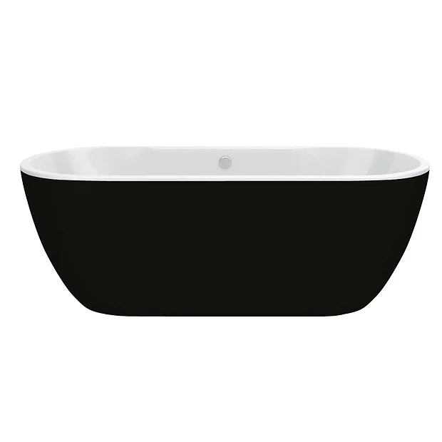 Victorian Plumbing Verona Black Freestanding Modern Bath 6 Victorian Plumbing Verona Black Freestanding Modern Bath - Image 4