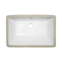 Victorian Plumbing Fresco Rectangular Under Counter Basin 0TH - 530 X 345mm