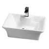 Victorian Plumbing Riviera Counter Top Basin 1TH - 490 X 390mm -Croydex shop ves032 nd1