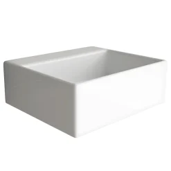Victorian Plumbing Cubetto 340 X 295mm 0TH Compact Basin -Croydex shop ves0370th d1