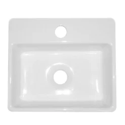 Victorian Plumbing Cubetto 340 X 295mm Compact Counter Top Basin 1TH -Croydex shop ves037ct d1
