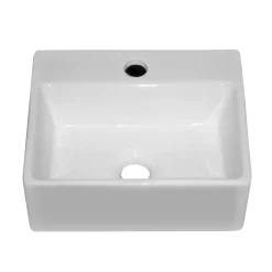 Victorian Plumbing Cubetto 340 X 295mm Compact Counter Top Basin 1TH