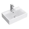 Victorian Plumbing Kyoto Rectangular Basin 1TH - 450 X 310mm 1 Victorian Plumbing Kyoto Rectangular Basin 1TH - 450 X 310mm -Croydex shop ves101 dt2