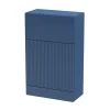 Venice Fluted 500mm Blue WC Unit -Croydex shop vf50wcb l