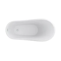 Victorian Plumbing Vienna 1520 Small Modern Slipper Bath -Croydex shop vienna1520smallmodernslipperbathd3