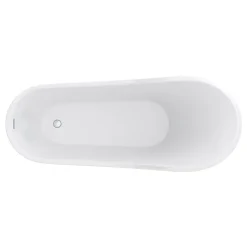 Victorian Plumbing Vienna 1730 Modern Slipper Free Standing Bath -Croydex shop vienna1730modernslipperfreestandingbathdetail3