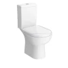 Victorian Plumbing Vienna Short Projection Cloakroom Toilet With Seat -Croydex shop viewcd5