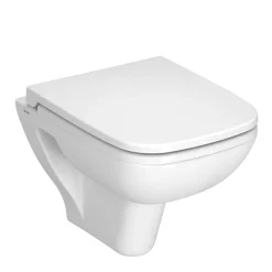 VitrA - S20 Model Wall Hung 52cm Pan - 2 X Seat Options -Croydex shop vits20wh52ai1